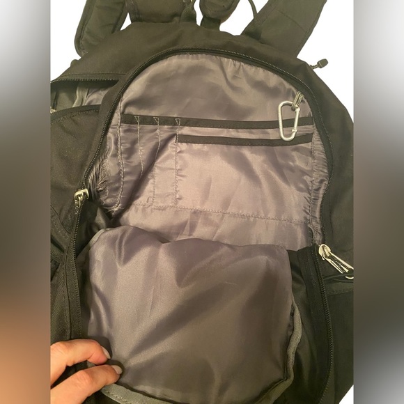 COLUMBIA black book bag backpack hiking biking camping gear bag - Picture 3 of 9